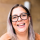 woman, glasses, smiling