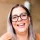 woman, glasses, smiling